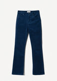 Pantalone in velluto Cindy-T BLU MIDNIGHTVIOLA VINACCIA Donna immagine n. 5