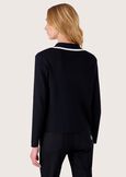 Clay yarn cardigan NERO Woman image number 3