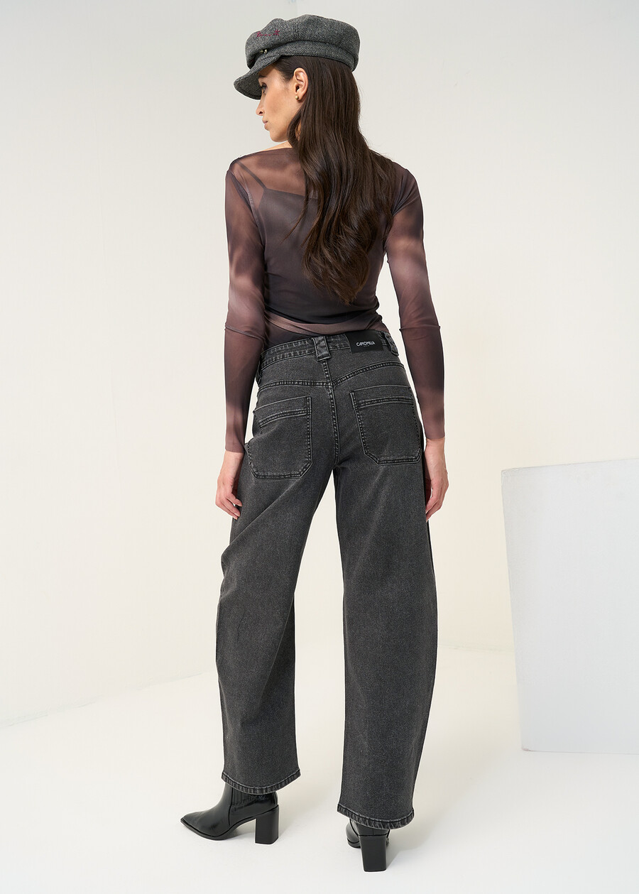 Jeans Dexter baggy con stras GREY DENIM Donna , immagine n. 4