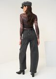 Jeans Dexter baggy con stras GREY DENIM Donna immagine n. 4
