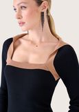 Miriam jersey with square neckline NERO BLACK Woman image number 2