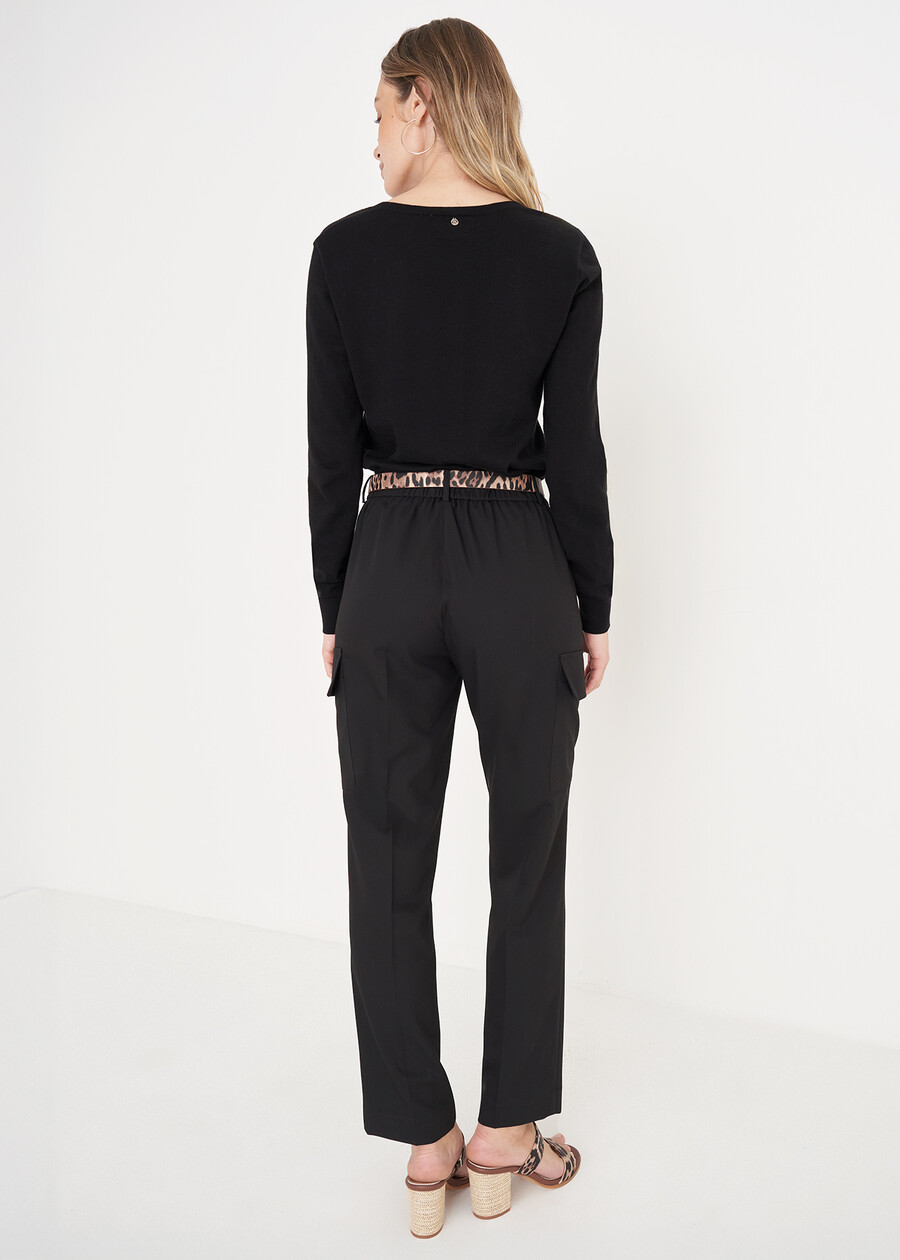 Pantalone cargo Perseo BEIGENERO BLACK Donna , immagine n. 5