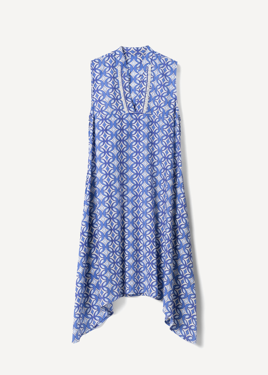 Abito Archer In Cotone Fantasia BLU AVION Donna , immagine n. 4