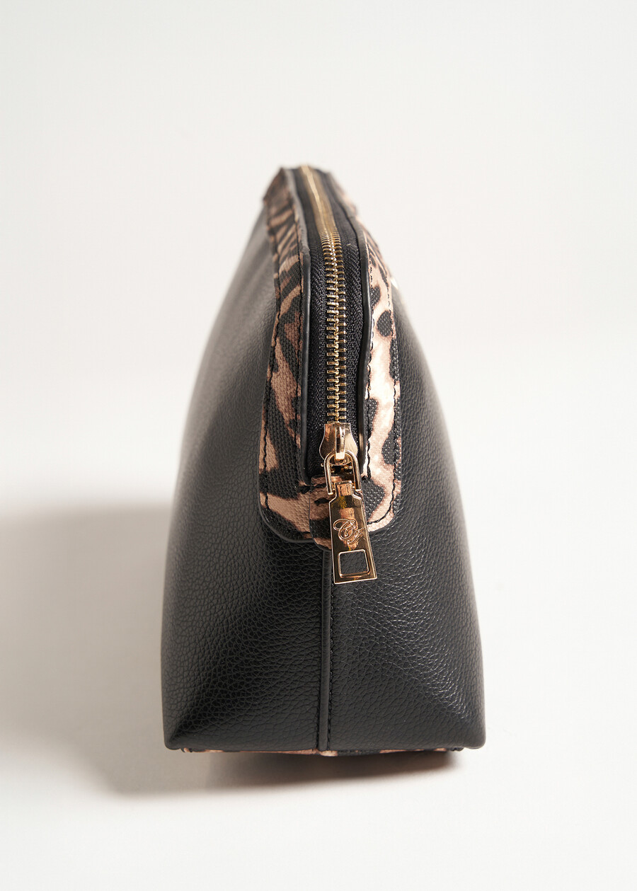Bina animal print beauty case NERO BLACK Woman , image number 2