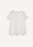T-Shirt Silvy 100% Cotone BIANCO WHITENERO BLACK Donna immagine n. 4