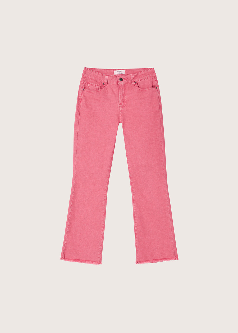 Jacqueline flared trousers ROSSO GERANIOVERDE ASPARAGO Woman , image number 5