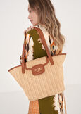Breina raffia shopping bag BEIGE AVENABEIGE Woman image number 1