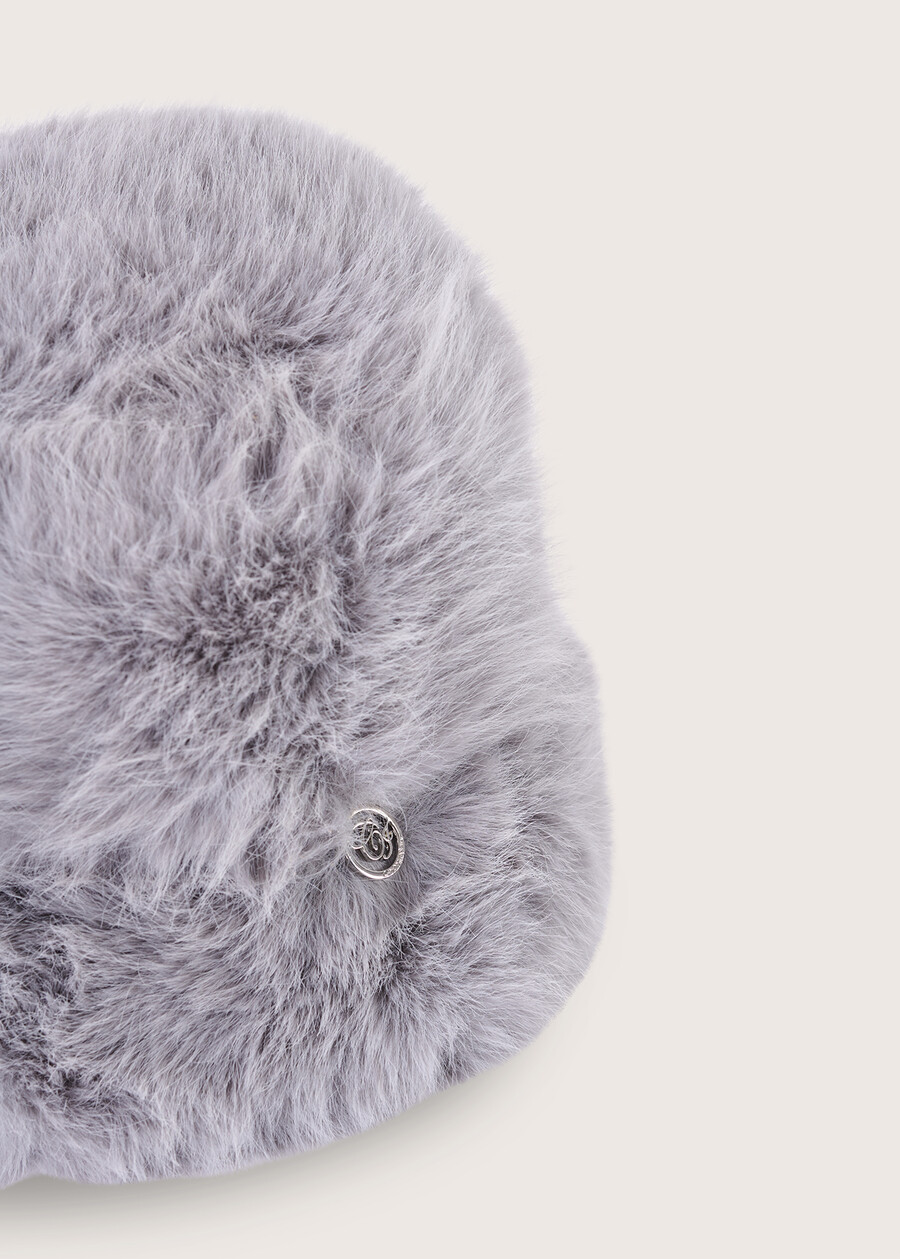 Coft eco-fur hat  Woman , image number 2
