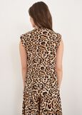 Tady Animal Print Top BEIGE Woman image number 2