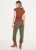 Pantalone Lara in poliviscosa BLU NAVYVERDE ALGA Donna immagine n. 3