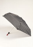 Ombrello Pois Small Tascabile NERO BLACK Donna immagine n. 2