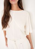 Blusa Bally In 100% Viscosa MARRONE JAVABIANCO BURRO Donna immagine n. 2