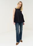 Thor cotton crepe top BEIGEBLU Woman image number 4