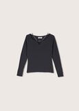 Samson cotton t-shirt NERO BLACK Woman image number 4