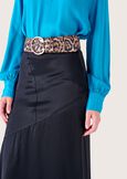 Gonna longuette Giada 100% viscosa NERO BLACK Donna immagine n. 3