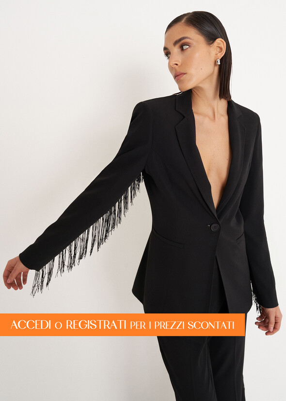 Giacca Guenda in cady NERO BLACK Donna null