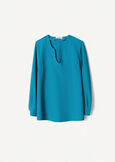 Charlen cady blouse VERDE PAVONEVIOLA VINACCIA Woman image number 5