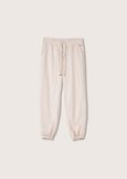 Pantalone Panama in ecopelle BEIGE GESSO Donna immagine n. 5