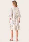Azur 100% cotton dress BEIGE NAVAJO Woman image number 3