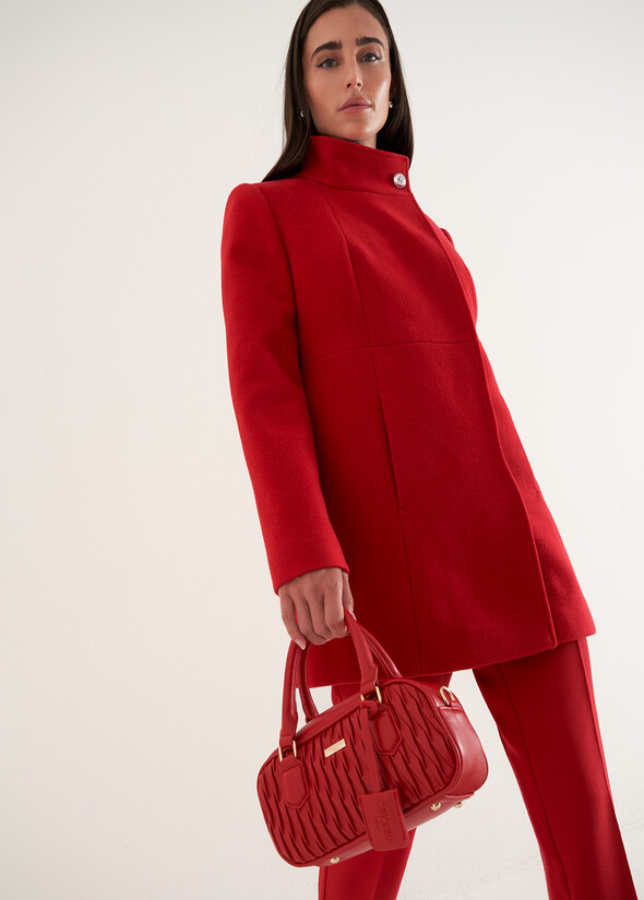 Bauletto Baby goffrato ROSSO Donna null