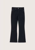 Danny cotton denim trousers NERO BLACK Woman image number 5