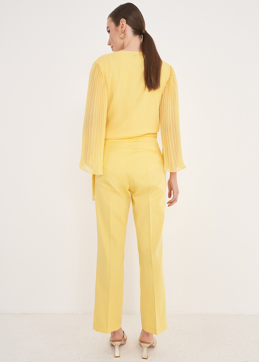 Jacqueline-M Cotton Trousers GIALLOZAFFI Woman , image number 5