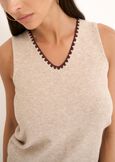 Telly two-tone twin-set GRIGIO TORTORA Woman image number 5