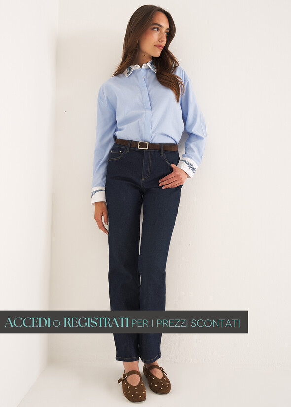 Pantalone denim Kate linea classica DENIM Donna null