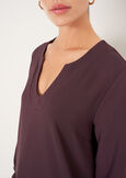 Charlen cady blouse VERDE PAVONEVIOLA VINACCIA Woman image number 2