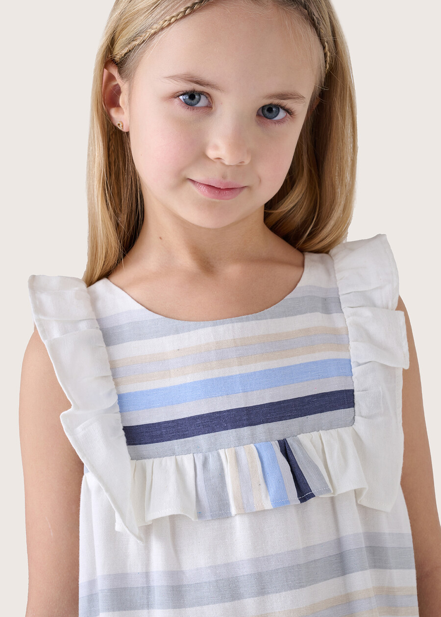 Agnes striped baby dress BIANCO WHITE Woman , image number 2