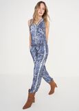 Top Ginnie in satin fantasia BLU Donna immagine n. 4