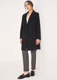 Cappotto Catrine in panno NERO BLACK Donna immagine n. 1