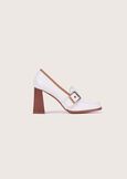 Mocassino con tacco Sax BIANCO Donna immagine n. 3