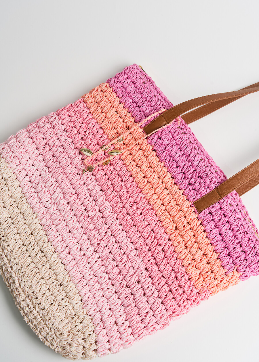 Borsa shopping Briget a righe ROSAROSA Donna , immagine n. 6