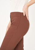 Scarlett bengaline trousers MARRONENERO BLACK Woman image number 3