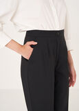 Pantalone Piero in cotone NERO BLACK Donna immagine n. 3