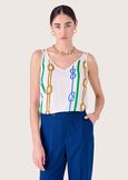 Top Tiago 100% viscosa BIANCO Donna immagine n. 1