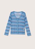 Tracey yarn cardigan BLU ABISSO Woman image number 4
