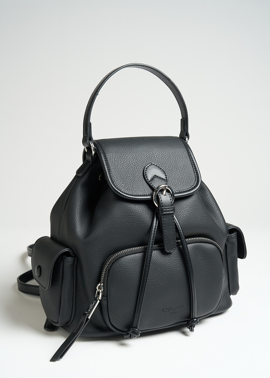 Briky black faux leather backpack NEROMARRONE Woman , image number 1