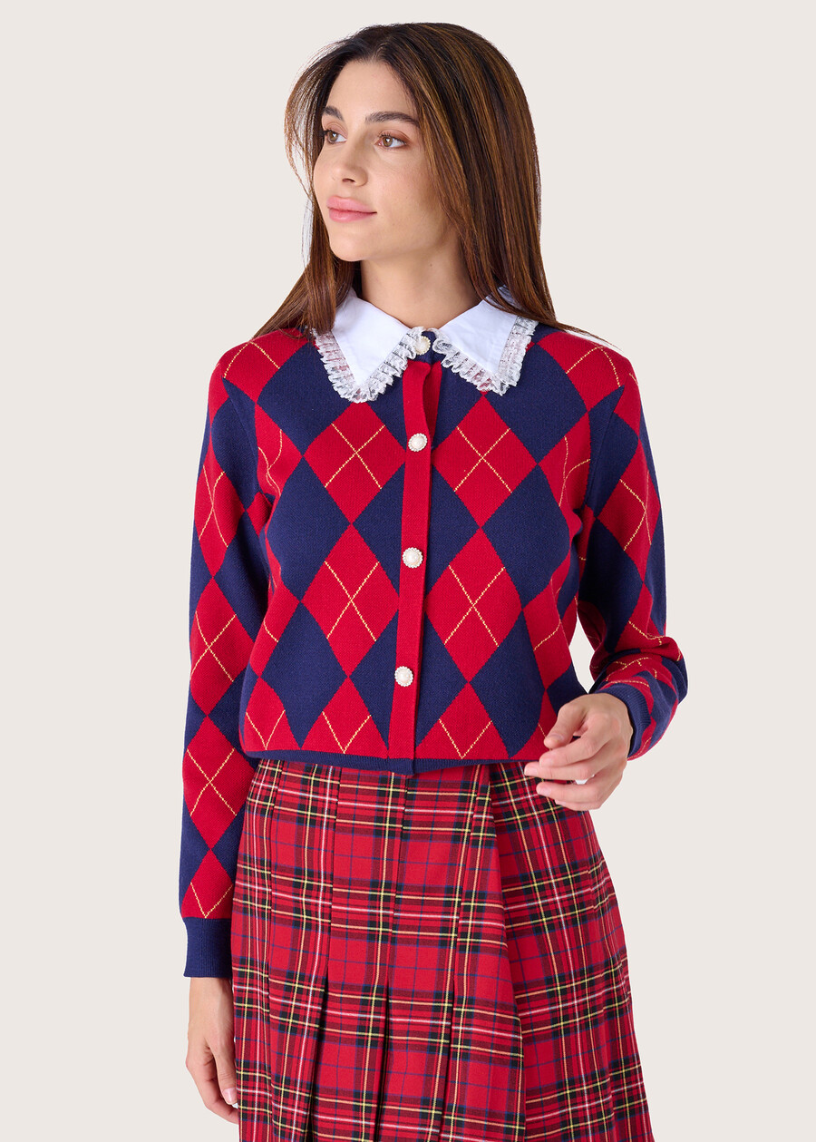 Maglia Maia con motivo a rombi NERO Donna , immagine n. 1