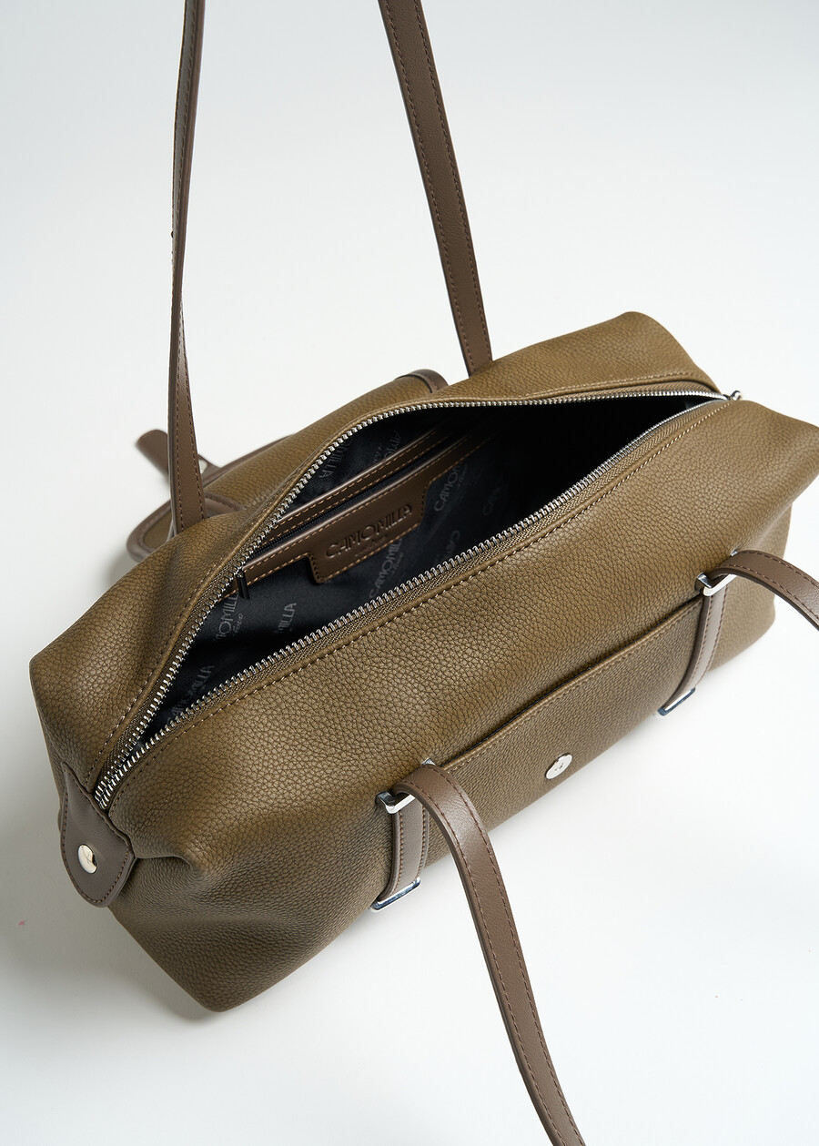 Bookie deer-effect bowling bag NEROMARRONE Woman , image number 3