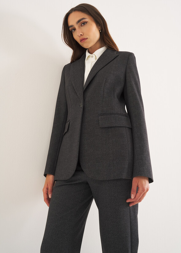 Giacca Giasmine-A punto Roma GRIGIO DARKGREY Donna null