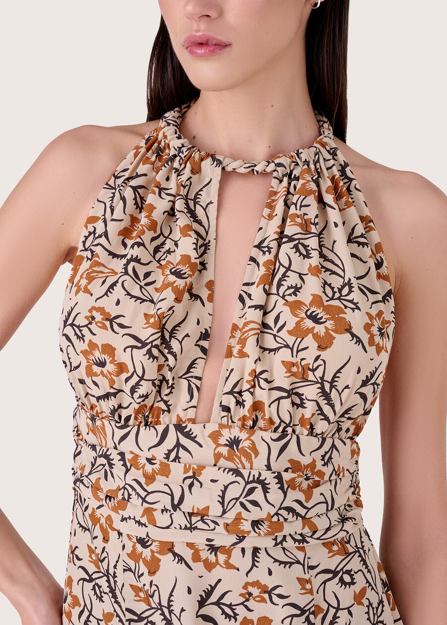 Abito lungo Abel 100% viscosa ARANCIO SUNRISE Donna , immagine n. 3