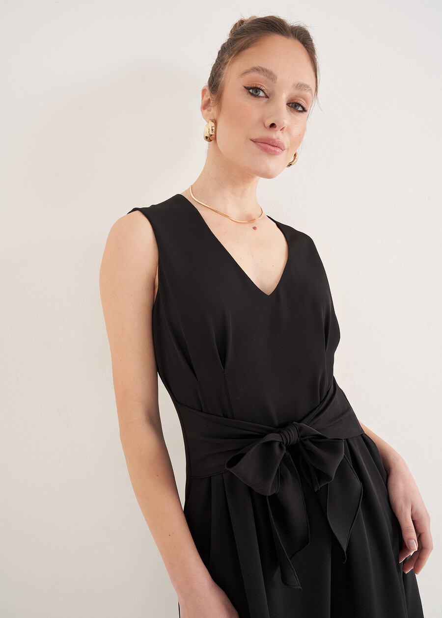 Abito Alba Midi BIANCO WHITENERO BLACK Donna , immagine n. 3