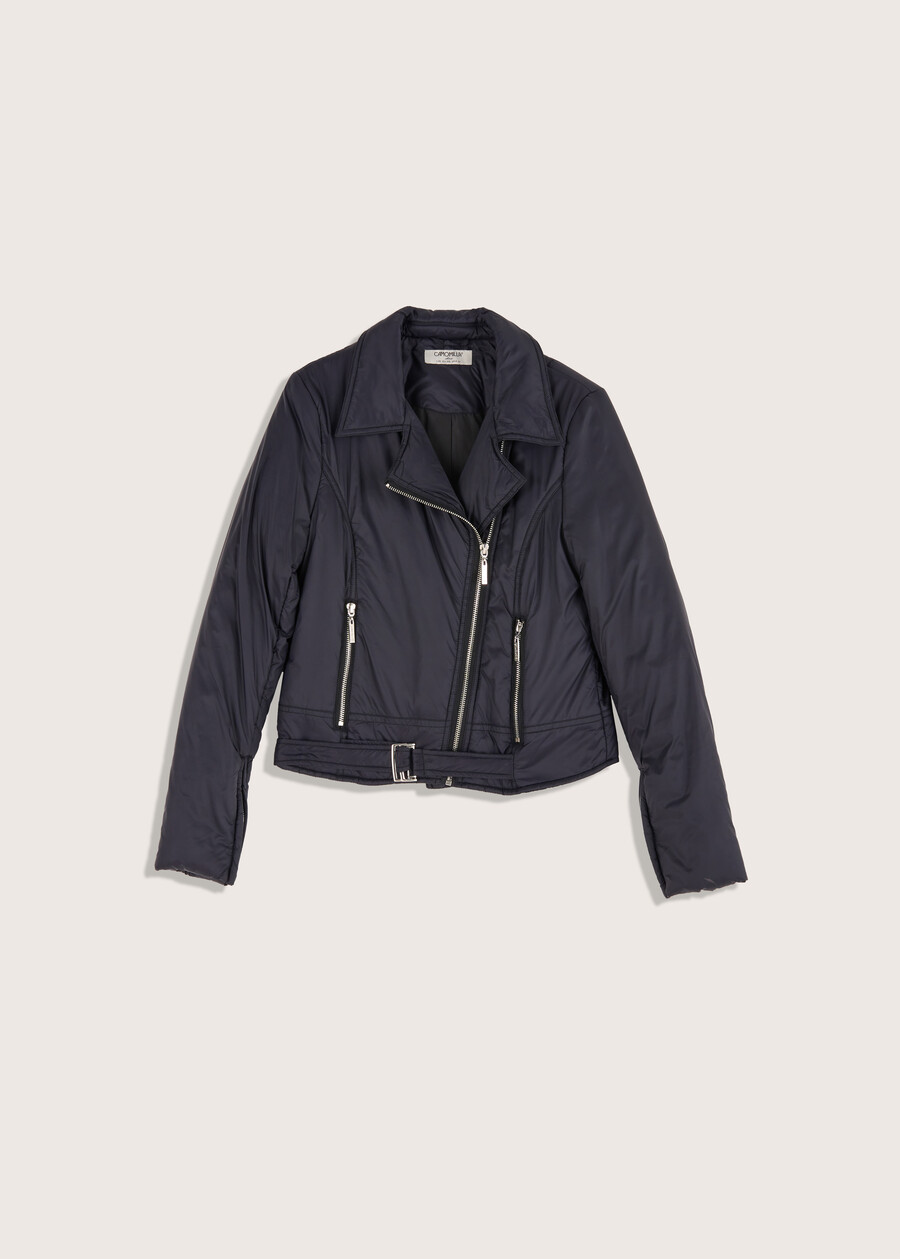 Gabriel biker jacket NERO BLACKMARRONE CASTAGNA Woman , image number 4