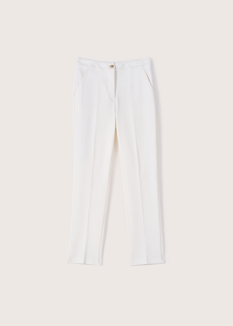 Pantalone Alice in punto Milano BIANCO WHITENERO BLACK Donna , immagine n. 7