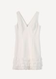 Amy tailored dress with feathers BIANCO WHITE Woman image number 6