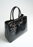 Brest croc-effect shopper bag MARRONENERO Woman image number 2