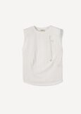 Canotta Tabita 100% Cotone BLUBIANCO WHITE Donna immagine n. 5
