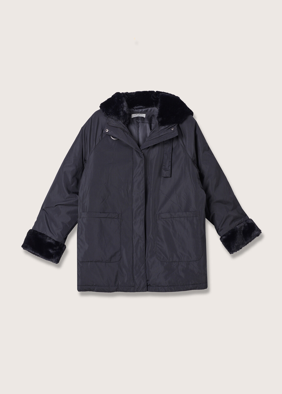 Phiil comfort size down jacket NERO Woman , image number 6